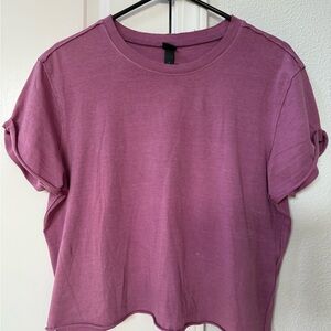 Purple Crew Neck T-Shirt